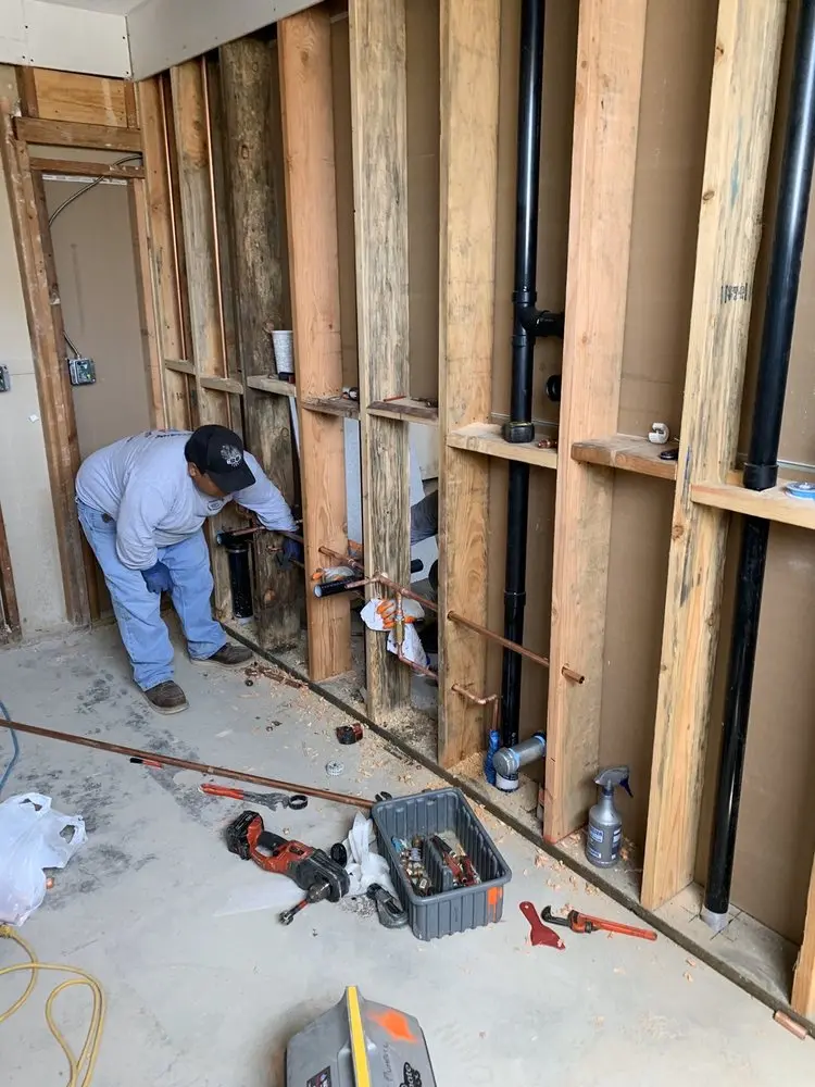 Commercial rough-in plumbing for Commercial Plumbing in West Beech